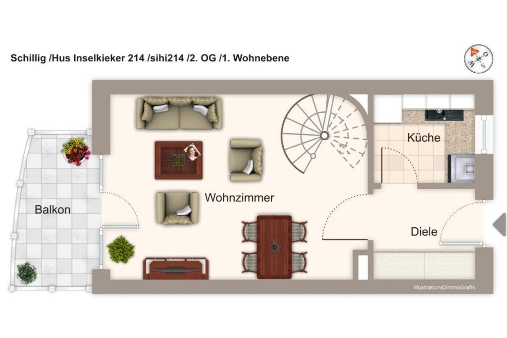 Hus Inselkieker Hus Inselkieker 214 Apartment Schillig Luaran gambar